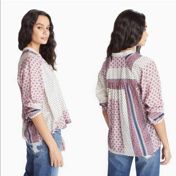 XiRENA Kora Button Down Blouse M - Picture 1 of 15